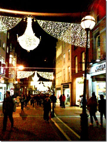 Grafton Street on Christmas